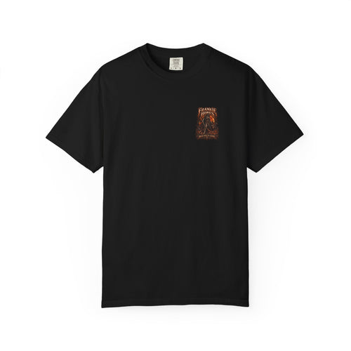 Frankie Bones: Back from the Grave — Black Garment-Dyed T-Shirt