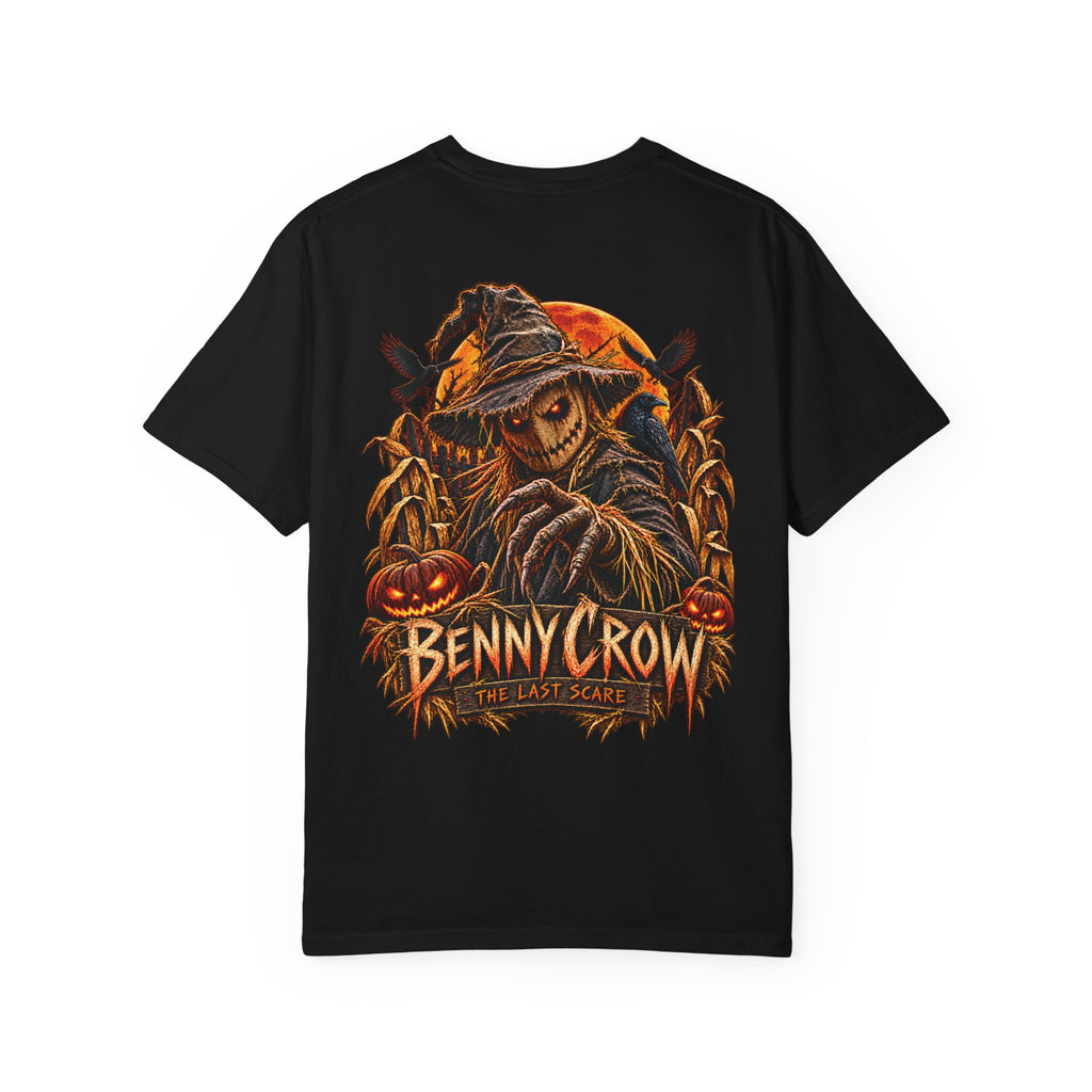 Benny Crow: The Last Scare — Black Garment-Dyed T-Shirt