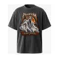 Phantom Lou: Quiet Whispers — Vintage Black Mineral-Washed T-Shirt