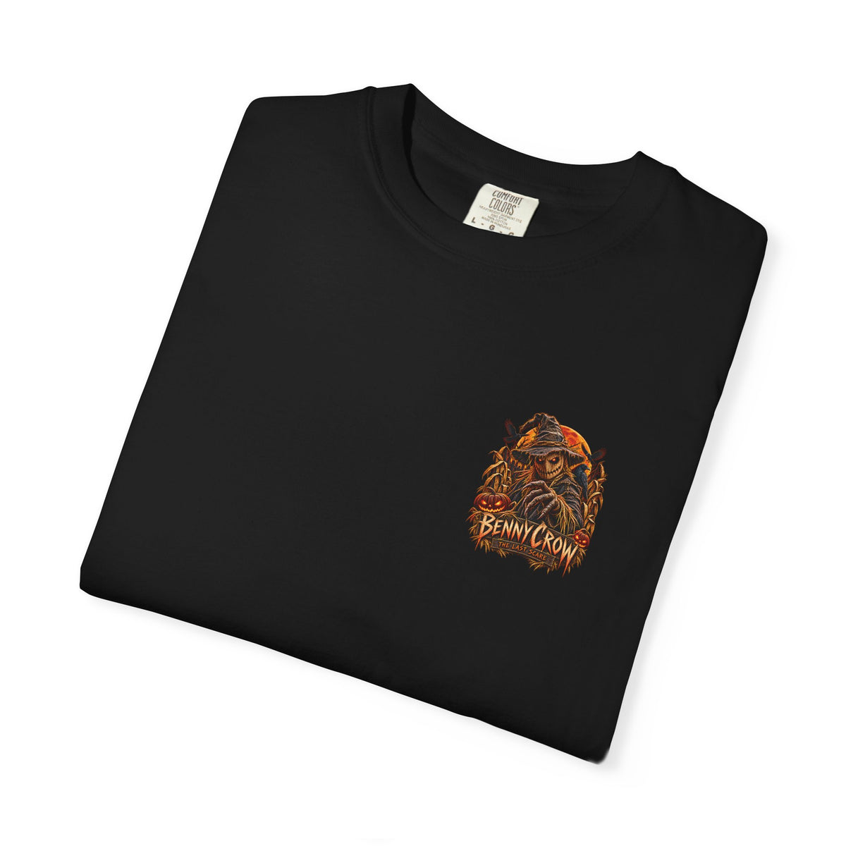 Benny Crow: The Last Scare — Black Garment-Dyed T-Shirt