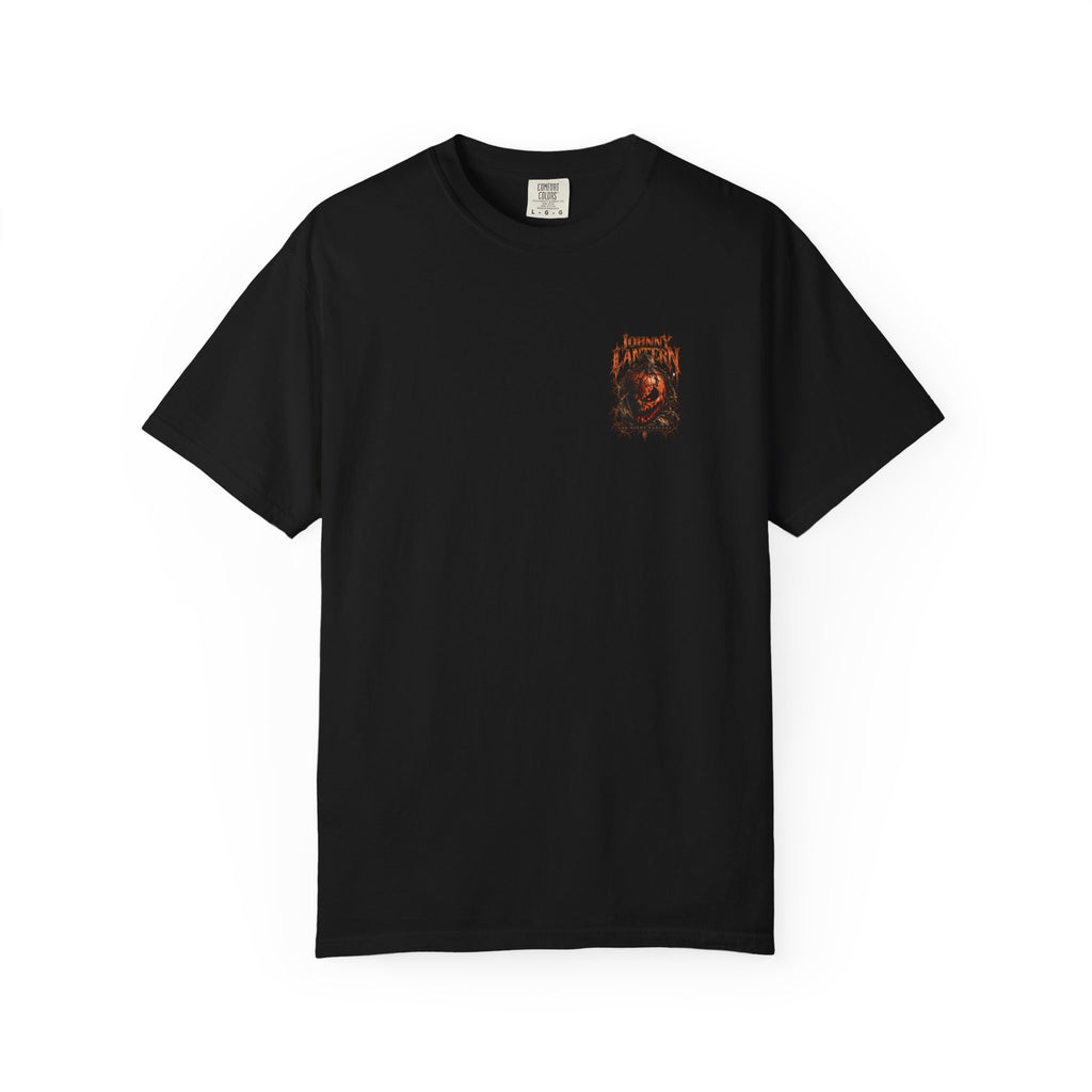 Johnny Lantern: The Night Harvest — Black Garment-Dyed T-Shirt